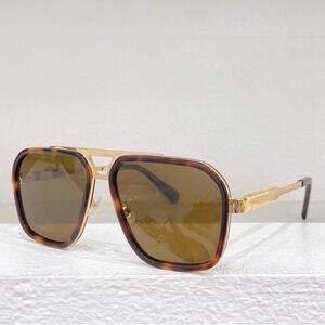 Louis Vuitton Tortoise and Gold Sunglasses